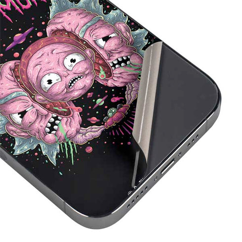 Adult Swim Rick and Morty Split Head Rick iPhone 16 Pro Skin